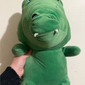 Green Plush crocodile alligator soft toy for baby